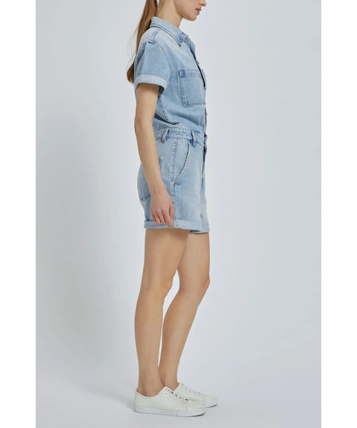 Dana Denim Romper