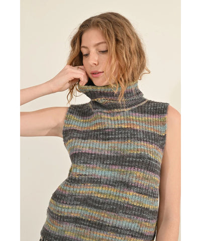 Shana Sleeveless Turtleneck