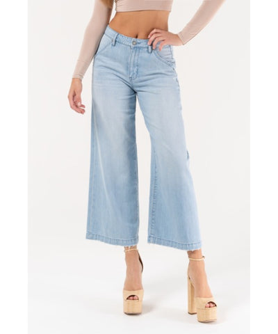 Randi Cropped Wide Leg Trouser