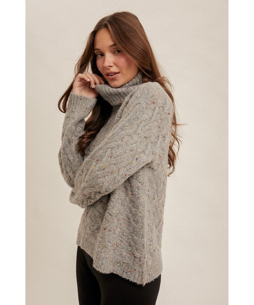 Madison Mock Neck Sweater