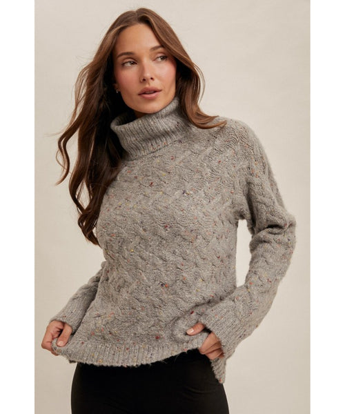 Madison Mock Neck Sweater