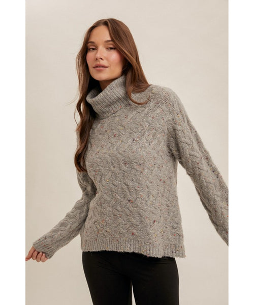 Madison Mock Neck Sweater