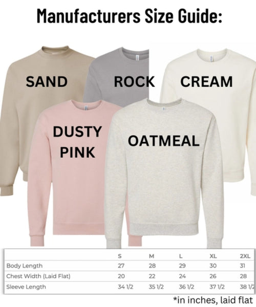She is Strong Embroidered Crewneck Sweatshirt