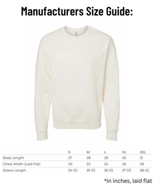 Be the Light Embroidered Crewneck Sweatshirt