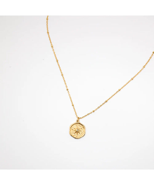 Brodie Compass Pendant Necklace