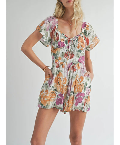 Lindsee Floral Romper