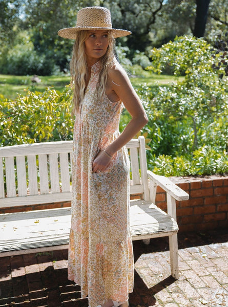 Prettiest Posey Collared Maxi Dress