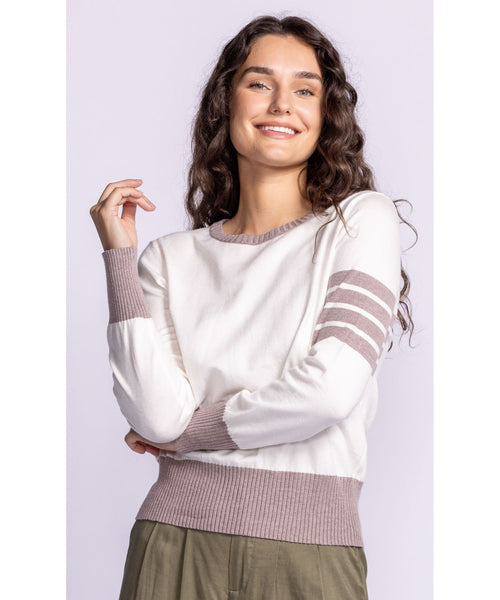 Varsity Stripes Knit Sweater