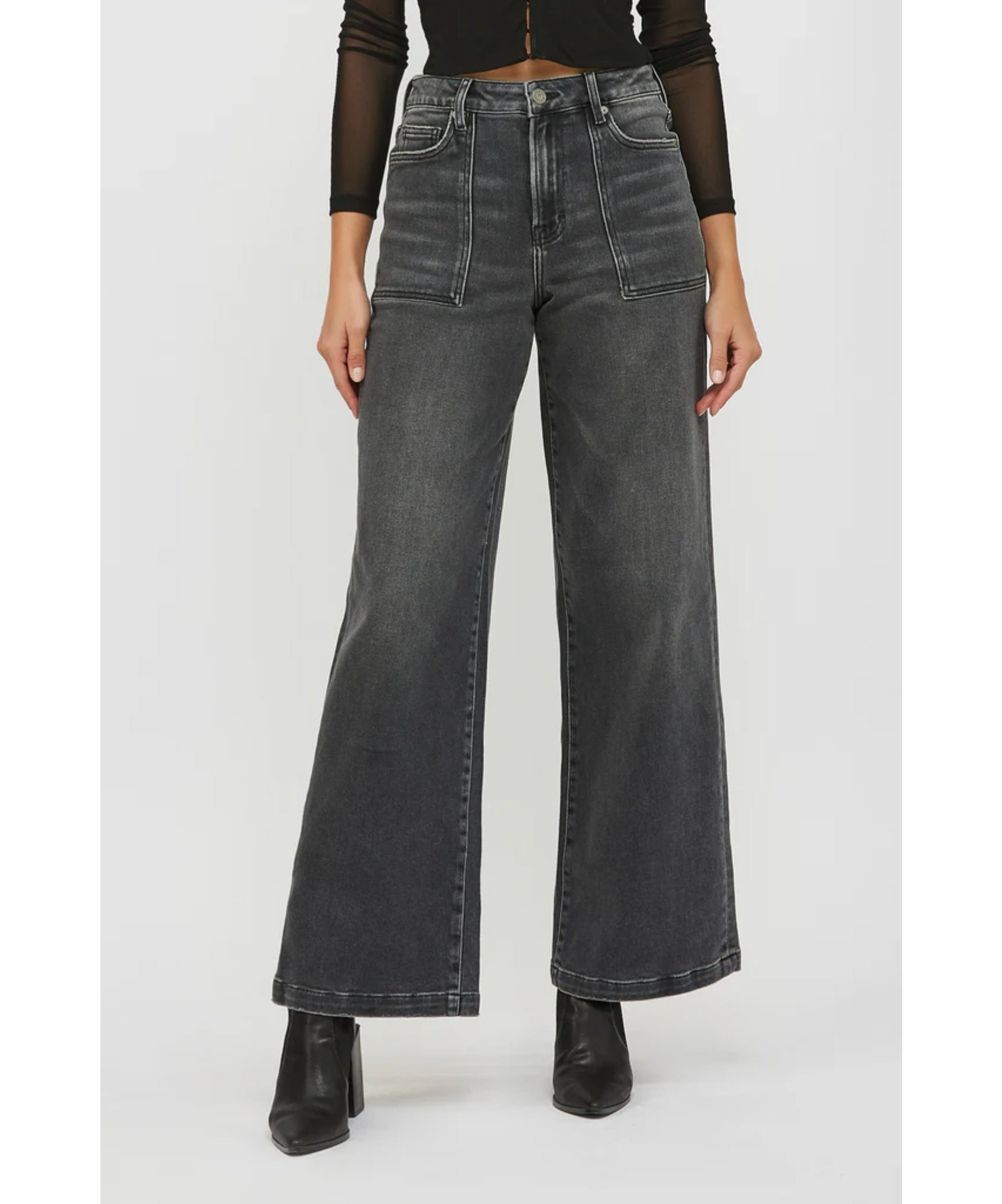 Char Carpenter Denim - Charcoal