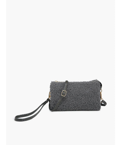 Kendyl Convertible Crossbody Bag - Sherpa Gray