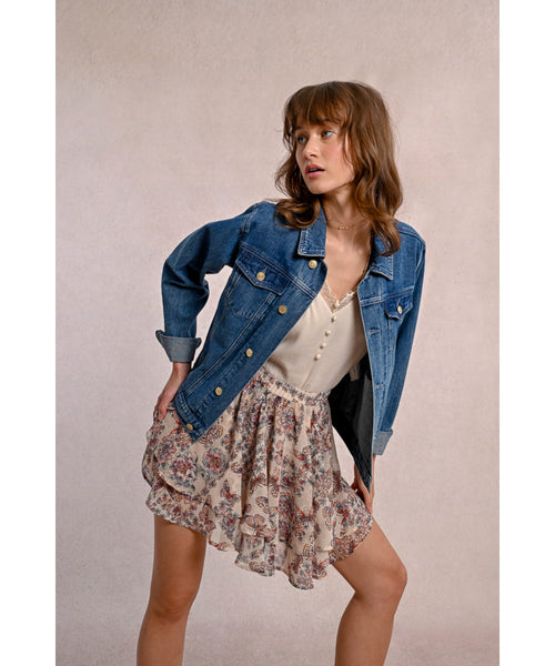 Ellis Tiered Ruffle Skort