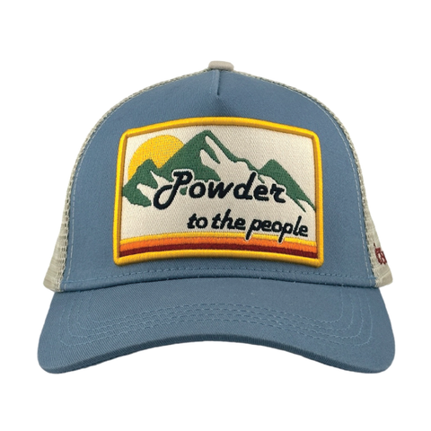 Powder to the People Trucker Hat