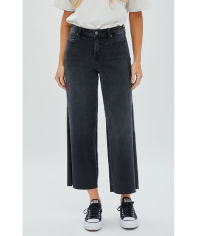 Kinsey Charcoal Crop Denim