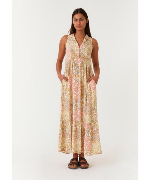 Prettiest Posey Collared Maxi Dress