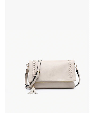 Issa Whipstitch Crossbody - Bone