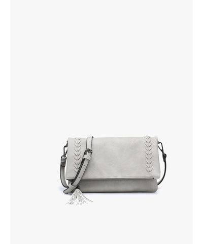 Issa Whipstitch Crossbody - Grey