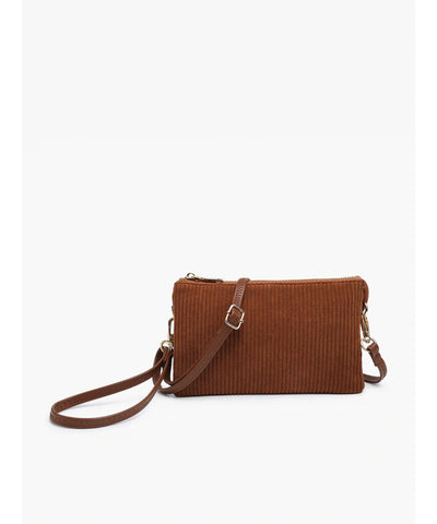 Kendyl Convertible Crossbody Bag - Corduroy Brown