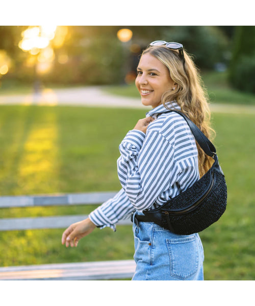 Livvy Fanny Pack/Sling Bag - Black