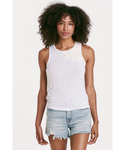 Jess Embroidered Knit Tank