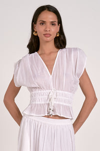 Zoi Pleated Top