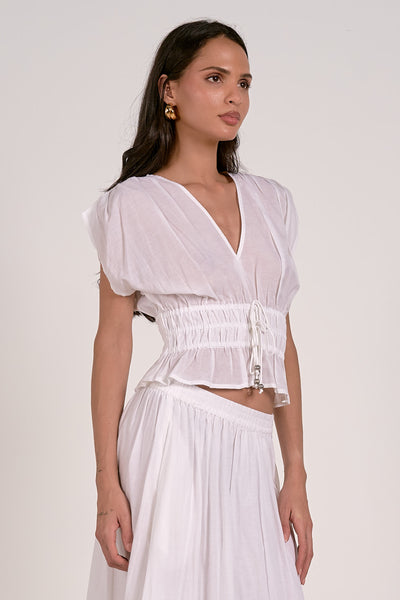 Zoi Pleated Top