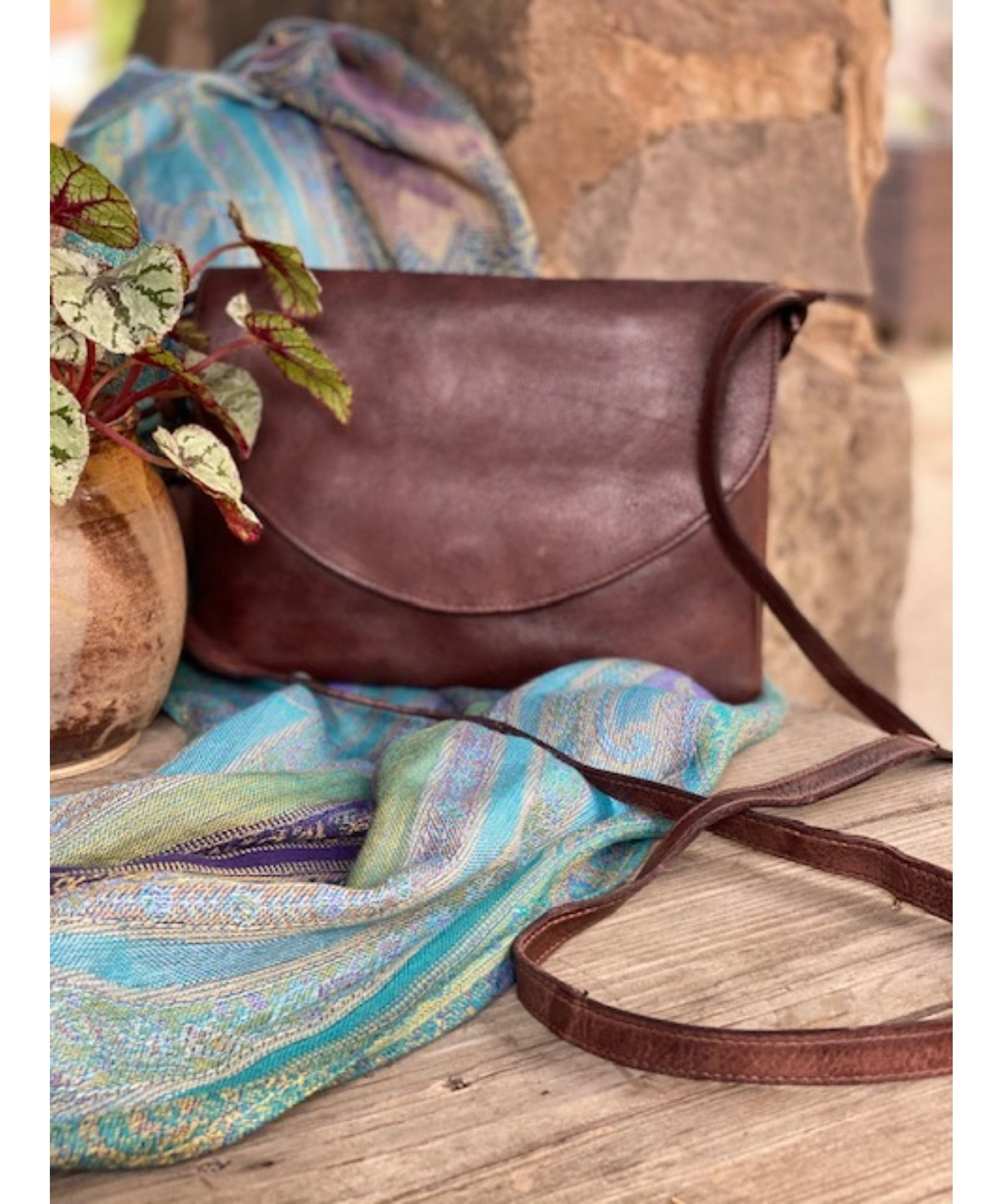 Kacie Crossbody Bag - Brown